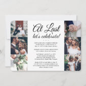 Invitation 7 Photos pour la célébration de mariage enfin (Devant)