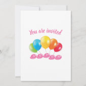 Invitation 7e anniversaire photo collage numéro 7 Fille (Dos)