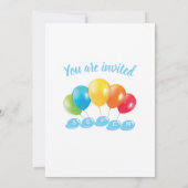 Invitation 7e anniversaire photo collage numéro 7 Garçon (Dos)