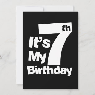 Invitation 7e anniversaire Son 7 anniversaire Cadeau