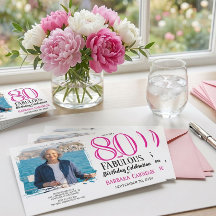 80 ans et Fabuleux Photo Rose Noir 80e Anniversair
