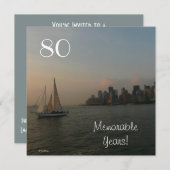 Invitation 80 Ans/Hommes célèbres (Devant / Derrière)