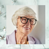 Invitation 80e anniversaire Blue Hydrangeas Floral Aquarelle