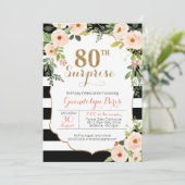 Invitation 80e anniversaire de la florale de la bande blanche (Debout devant)