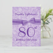 Invitation 80e anniversaire du groupe Purple Bow M454 (Debout devant)