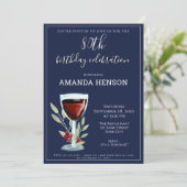 Invitation 80e anniversaire du Red Wine Navy Blue Party (Debout devant)