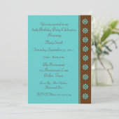 Invitation 80e anniversaire Modèle d'invitation (Debout devant)