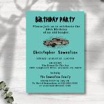 Invitation 80th Birthday Old Banger Car Enthusiast Vintage<br><div class="desc">Celebrate your grandfather's 80th birthday in style with this vintage invitation! Perfect for any car enthusiast, this invitation features an old banger car for a classic touch that your family and friends are sure to love. With great artwork and customizable text, this invitation is perfect for any special occasion. Send...</div>