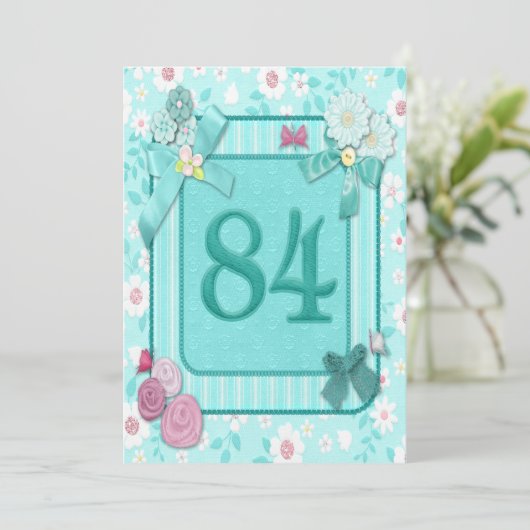 Invitation 84e anniversaire de fête (Debout devant)