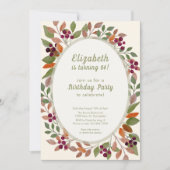 Invitation 84e anniversaire Feuilles d'Automne Ver (Devant)