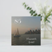 Invitation 85 Ans mémorables/Fête d'anniversaire-Homme (Debout devant)