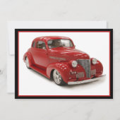 Invitation 85e anniversaire pas vieux mais classique rouge 19 (Dos)