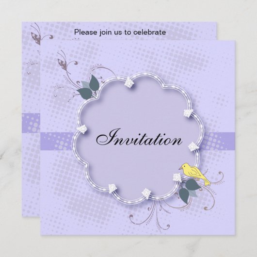 Invitation 85e anniversaire| Texte DO-IT-YOURSELF (Devant / Derrière)