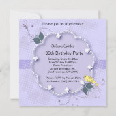 Invitation 85e anniversaire| Texte DO-IT-YOURSELF (Dos)