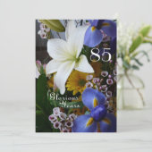 Invitation 85e anniversaire !-White Lily Bouquet (Debout devant)