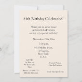 Invitation 85e anniversaire !-White Lily Bouquet (Dos)
