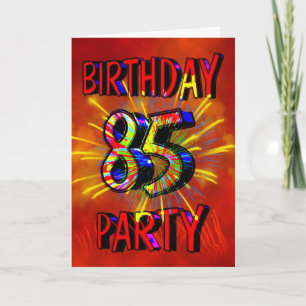 Invitation 85e Birthday Party