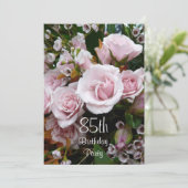 Invitation 85th Roses Célébration-Roses d'anniversaire (Debout devant)