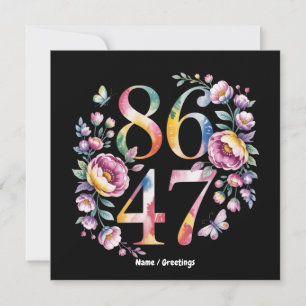 Invitation 8647 Style Boho Floral Subtil Une Manifestation Pa