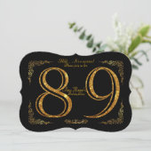 Invitation 89ème, fête d'anniversaire 89ème, grand Gatsby, no (Debout devant)