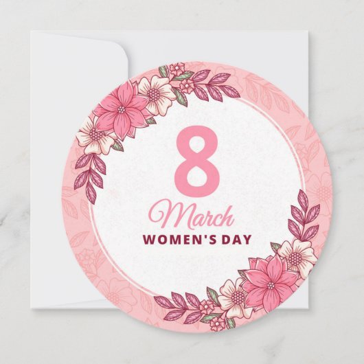 Invitation 8 March - Women's Day (Devant)