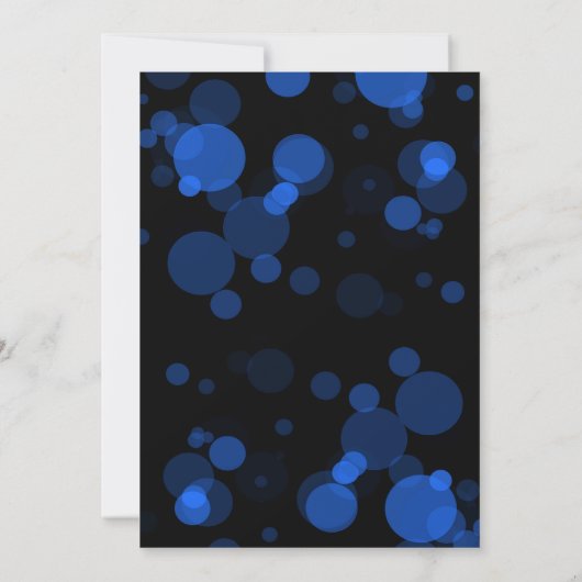 Invitation 8e anniversaire Ballons Enfants Blue Boy Party (Dos)