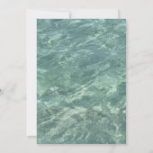 Invitation 8e anniversaire Huitième Pool Party Beach Water 20 (Dos)