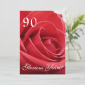 Invitation 90 ans de gloire!-Fête d'anniversaire (Debout devant)