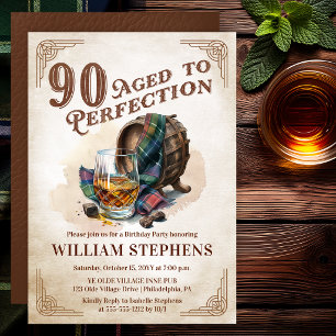 Invitation 90 ans, un scotch vieilli à la perfection pour une
