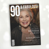 Invitation 90 et Fabulous Magazine Couverture 90e anniversair