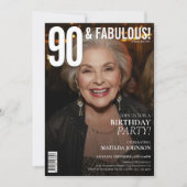 Invitation 90 et Fabulous Magazine Couverture 90e anniversair (Devant)