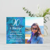 Invitation 90 et Nonstop Ocean Blue Photo Anniversaire (Debout devant)