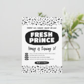 Invitation 90 Hip hop Anniversaire, Fresh Prince Rap Party (Debout devant)