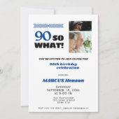 Invitation 90 Quel drôle de cap 90e anniversaire (Devant)