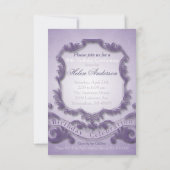 Invitation 90e anniversaire Cadre Vintage -2- (Dos)