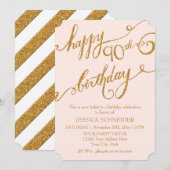 Invitation 90e anniversaire du Ninetieth (Devant / Derrière)