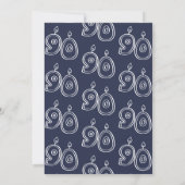 Invitation 90e Anniversaire Fête Hommes Photo 90e Marine Bleu (Dos)