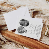 Invitation 90e anniversaire fête personnalisée Monogramme pho