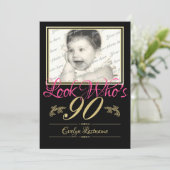 Invitation 90e anniversaire Photo (Debout devant)