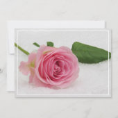 Invitation 90e anniversaire Rose Rose Flower Party (Dos)