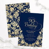 Invitation 90e anniversaire Roses d'or de la Marine