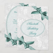 Invitation 90e fête d'anniversaire des Damas et des vaches (Devant / Derrière)