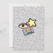 Invitation 90s Retro Era Theme Party Event (Dos)