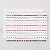 Invitation 90's Totally Rad Boombox Music Thème Anniversaire (Dos)