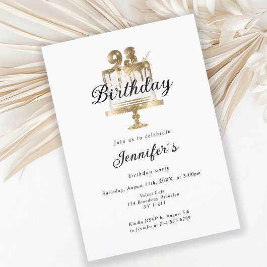 Invitation 93. L'invitation pour l'anniversaire