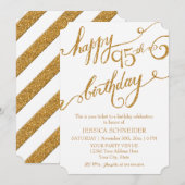 Invitation 95, 95 ans, fête du Nouvel Anniversaire (Devant / Derrière)