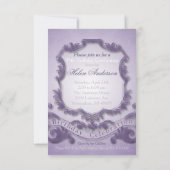 Invitation 95e anniversaire cadre Vintage -2- (Dos)