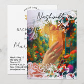 Invitation *~* A101 29 PHOTO Cocktail Nashville EVJF (Devant / Derrière)