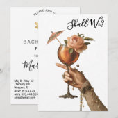 Invitation *~* A101 3 Cocktail Orné PHOTO ENTERREMENT DE VIE  (Devant / Derrière)