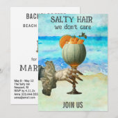 Invitation *~* A101 Beach Cocktail 12 PHOTO EVJF (Devant / Derrière)
